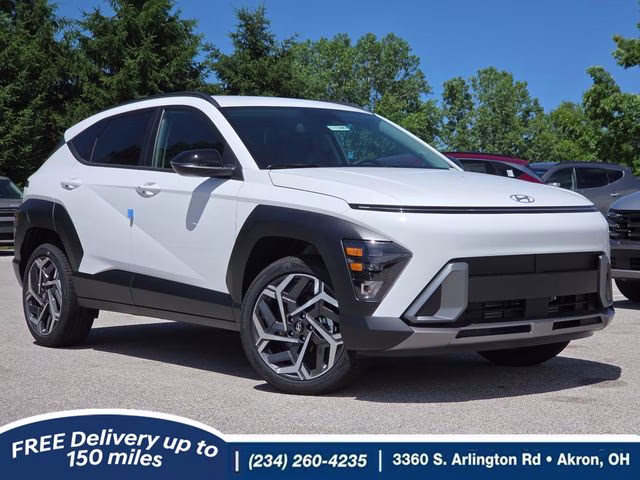 2026 Atlas White Hyundai Kona SEL Premium AWD SUV