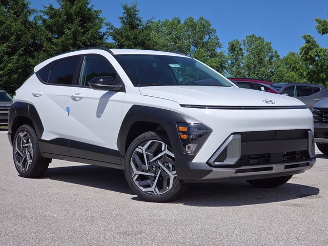 2026 Atlas White Hyundai Kona SEL Premium AWD SUV