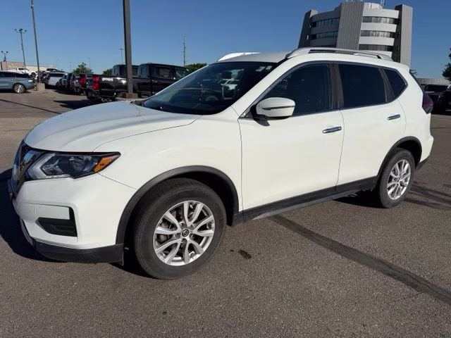 2019 Glacier White Nissan Rogue SV AWD SUV