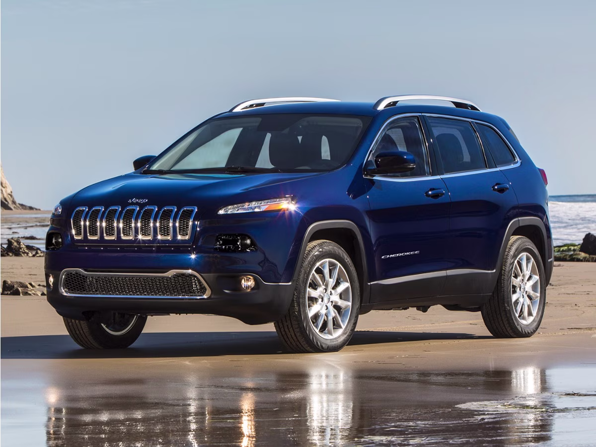 2016 Bright White Clearcoat Jeep Cherokee Sport 4X4 SUV