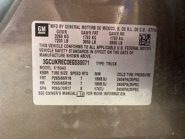 2014 Brownstone Metallic Chevrolet Silverado 1500 LT 4X4 Truck