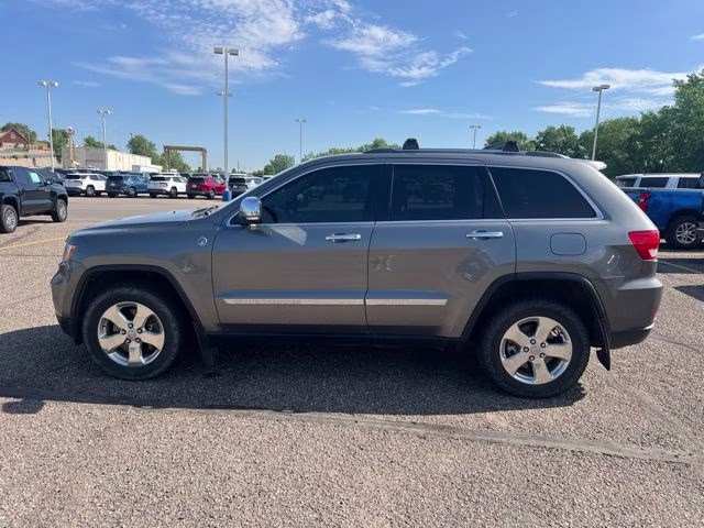 2012 Mineral Gray Metallic Clearcoat Jeep Grand Cherokee Overland 4X4 SUV