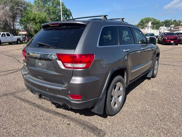 2012 Mineral Gray Metallic Clearcoat Jeep Grand Cherokee Overland 4X4 SUV