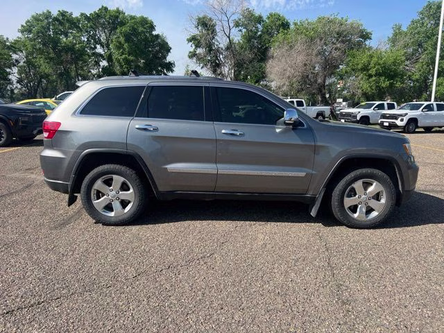 2012 Mineral Gray Metallic Clearcoat Jeep Grand Cherokee Overland 4X4 SUV