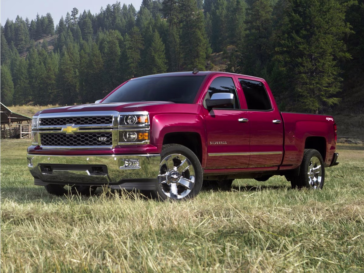 2015 Black Chevrolet Silverado 1500 LT 4X4 Truck