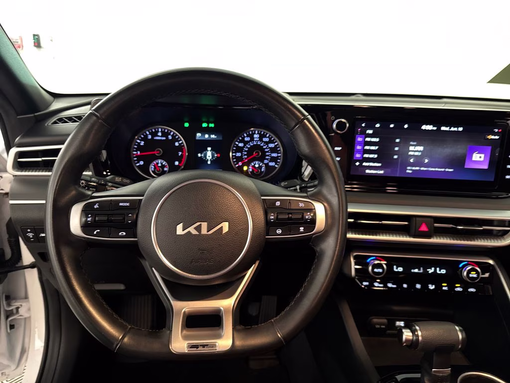 2023 Glacial White Pearl Kia K5 GT-Line FWD Sedan