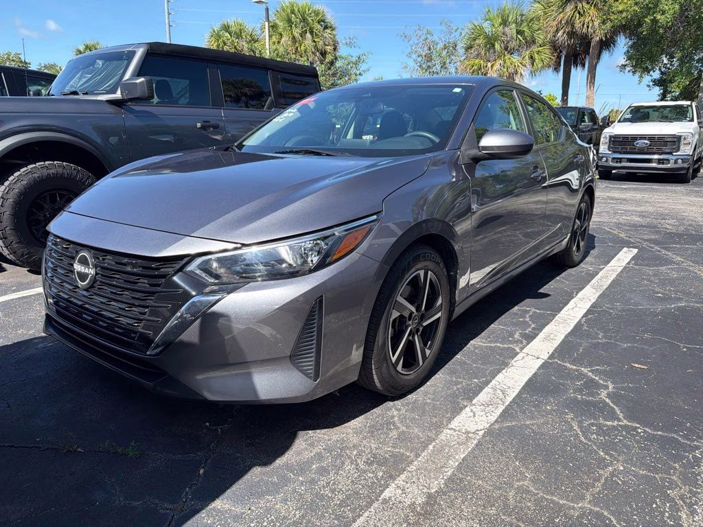 2024 Gun Metallic Nissan Sentra SV FWD Sedan