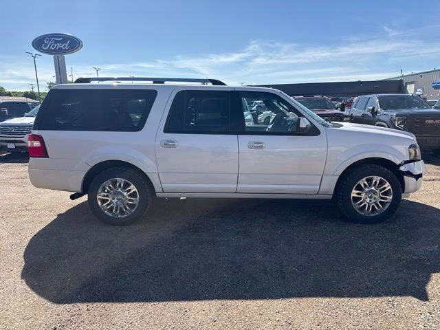 2012 White Platinum Metallic Tri-Coat Ford Expedition EL Limited 4X4 SUV