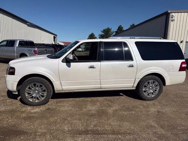 2012 White Platinum Metallic Tri-Coat Ford Expedition EL Limited 4X4 SUV