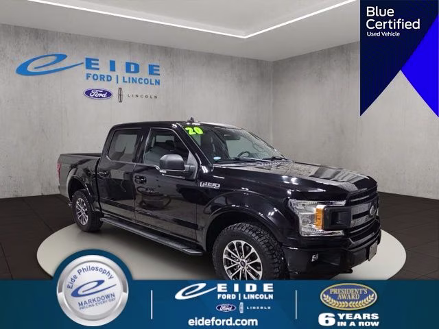 2020 Agate Black Metallic Ford F-150 XLT 4X4 Truck