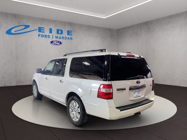 2012 White Platinum Metallic Tri-Coat Ford Expedition EL Limited 4X4 SUV