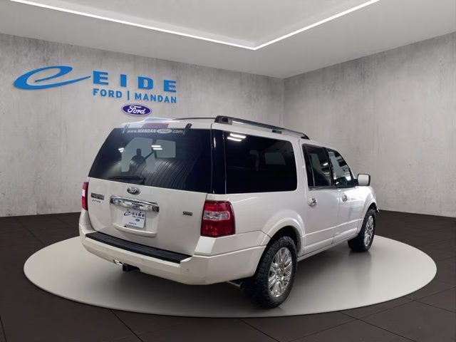 2012 White Platinum Metallic Tri-Coat Ford Expedition EL Limited 4X4 SUV