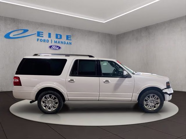 2012 White Platinum Metallic Tri-Coat Ford Expedition EL Limited 4X4 SUV