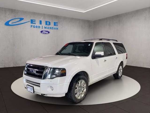 2012 White Platinum Metallic Tri-Coat Ford Expedition EL Limited 4X4 SUV
