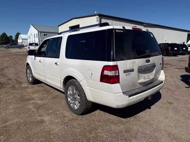 2012 White Platinum Metallic Tri-Coat Ford Expedition EL Limited 4X4 SUV