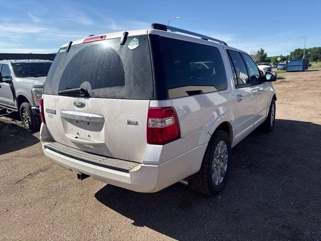 2012 White Platinum Metallic Tri-Coat Ford Expedition EL Limited 4X4 SUV