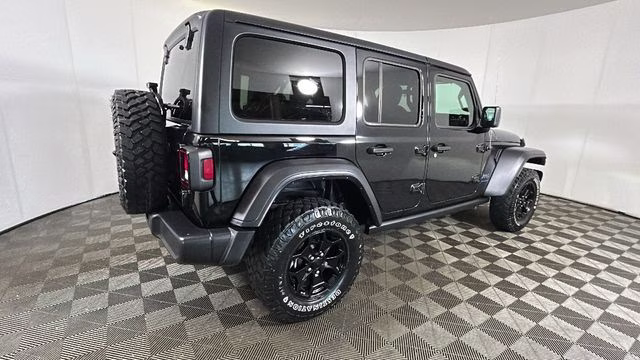 2023 Black Clearcoat Jeep Wrangler Willys 4xe 4X4 SUV