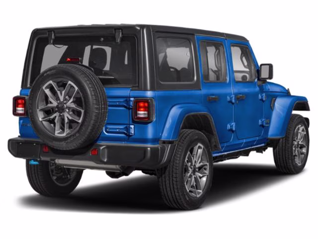 2024 Blue Jeep Wrangler Sahara 4xe 4X4 SUV