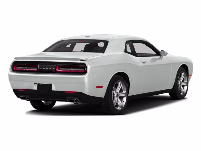 2016 Bright White Clearcoat Dodge Challenger SXT RWD Coupe