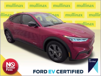 2023 Rapid Red Metallic Tinted Clearcoat Ford Mustang Mach-E Select AWD SUV