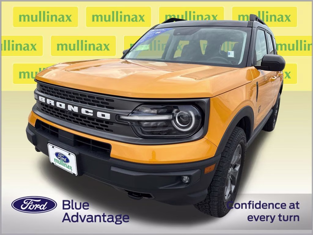 2021 Cyber Orange Metallic Tricoat Ford Bronco Sport Badlands 4X4 SUV