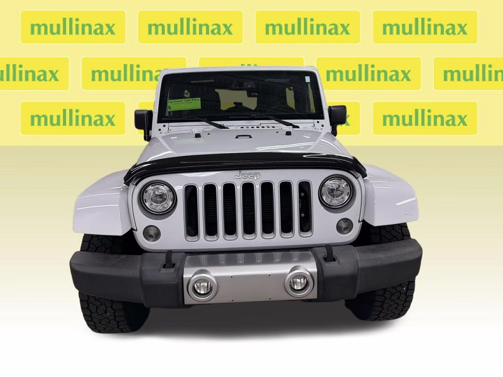 2018 Bright White Clearcoat Jeep Wrangler JK Unlimited Sahara 4X4 SUV