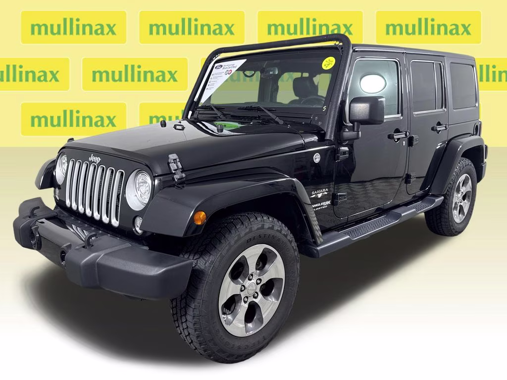 2018 Black Clearcoat Jeep Wrangler JK Unlimited Sahara 4X4 SUV