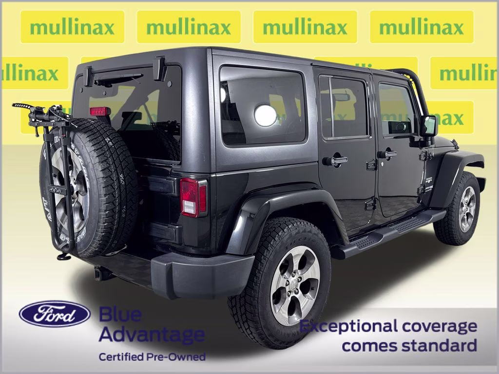 2018 Black Clearcoat Jeep Wrangler JK Unlimited Sahara 4X4 SUV