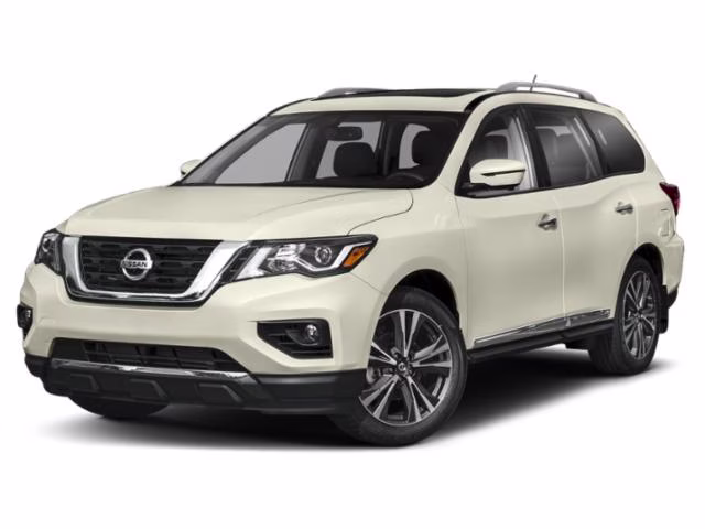 2018 Pearl White Nissan Pathfinder Platinum FWD SUV