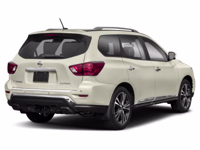 2018 Pearl White Nissan Pathfinder Platinum FWD SUV