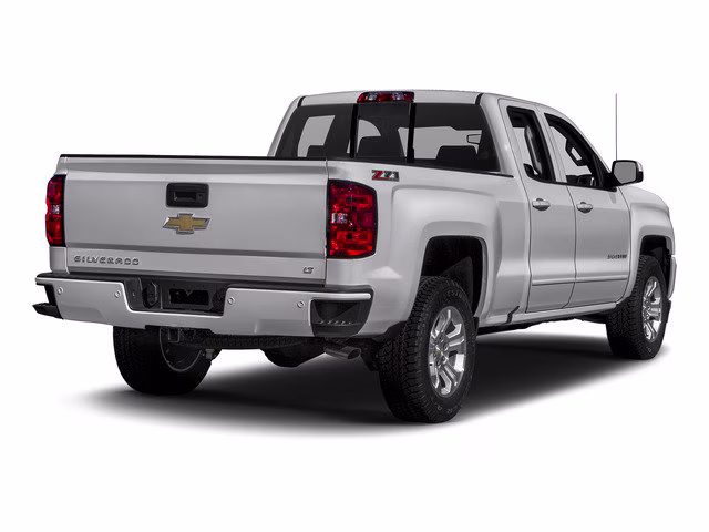 2017 Silver Ice Metallic Chevrolet Silverado 1500 LT 4X4 Truck