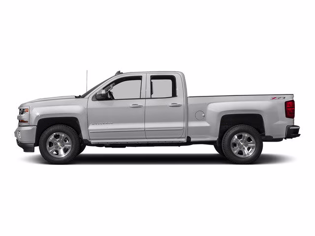 2017 Silver Ice Metallic Chevrolet Silverado 1500 LT 4X4 Truck