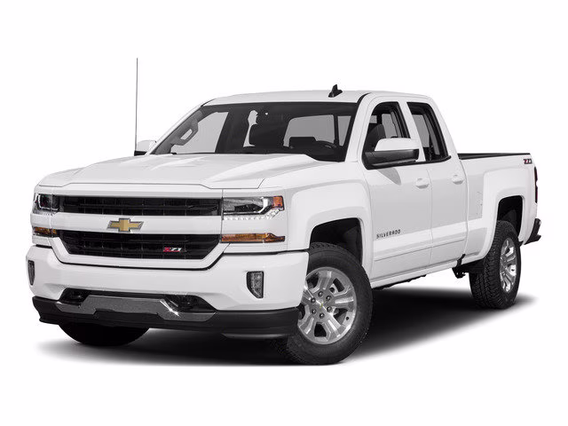 2017 Silver Ice Metallic Chevrolet Silverado 1500 LT 4X4 Truck