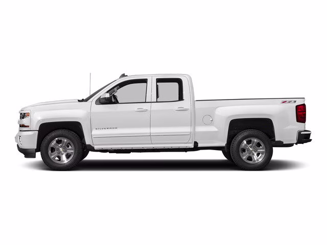 2017 Silver Ice Metallic Chevrolet Silverado 1500 LT 4X4 Truck