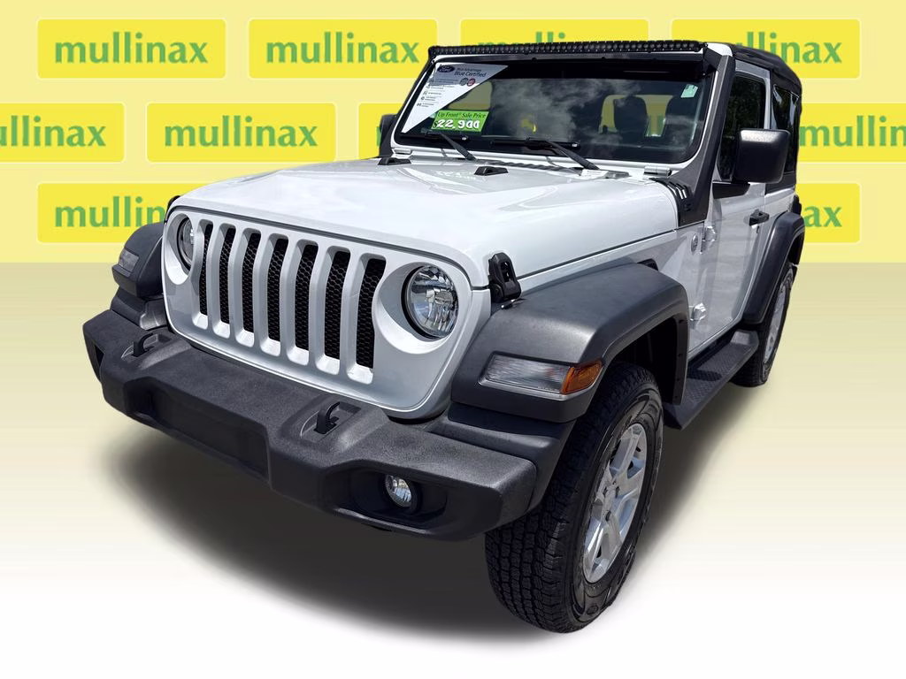 2019 Bright White Clearcoat Jeep Wrangler Sport S 4X4 SUV