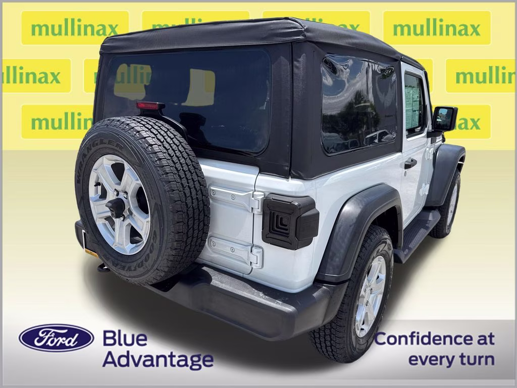 2019 Bright White Clearcoat Jeep Wrangler Sport S 4X4 SUV