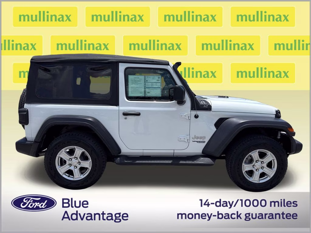 2019 Bright White Clearcoat Jeep Wrangler Sport S 4X4 SUV