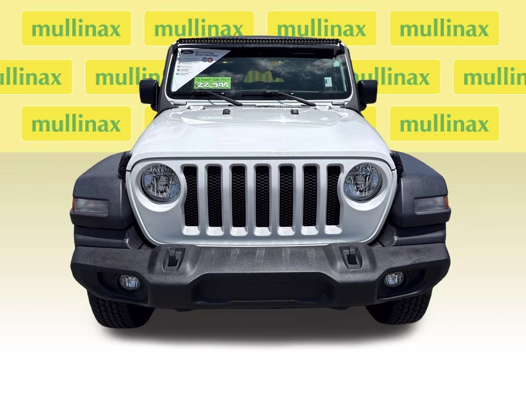 2019 Bright White Clearcoat Jeep Wrangler Sport S 4X4 SUV