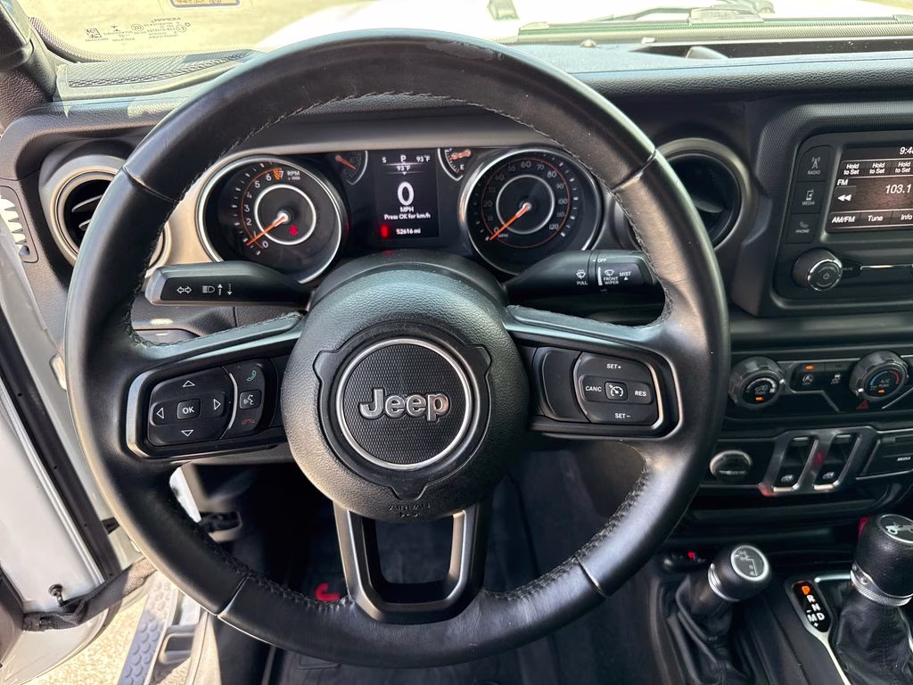 2019 Bright White Clearcoat Jeep Wrangler Sport S 4X4 SUV