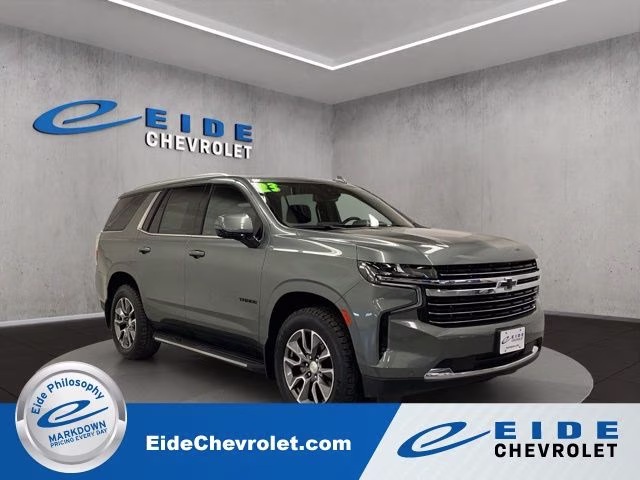 2023 Silver Sage Metallic Chevrolet Tahoe LT 4X4 SUV
