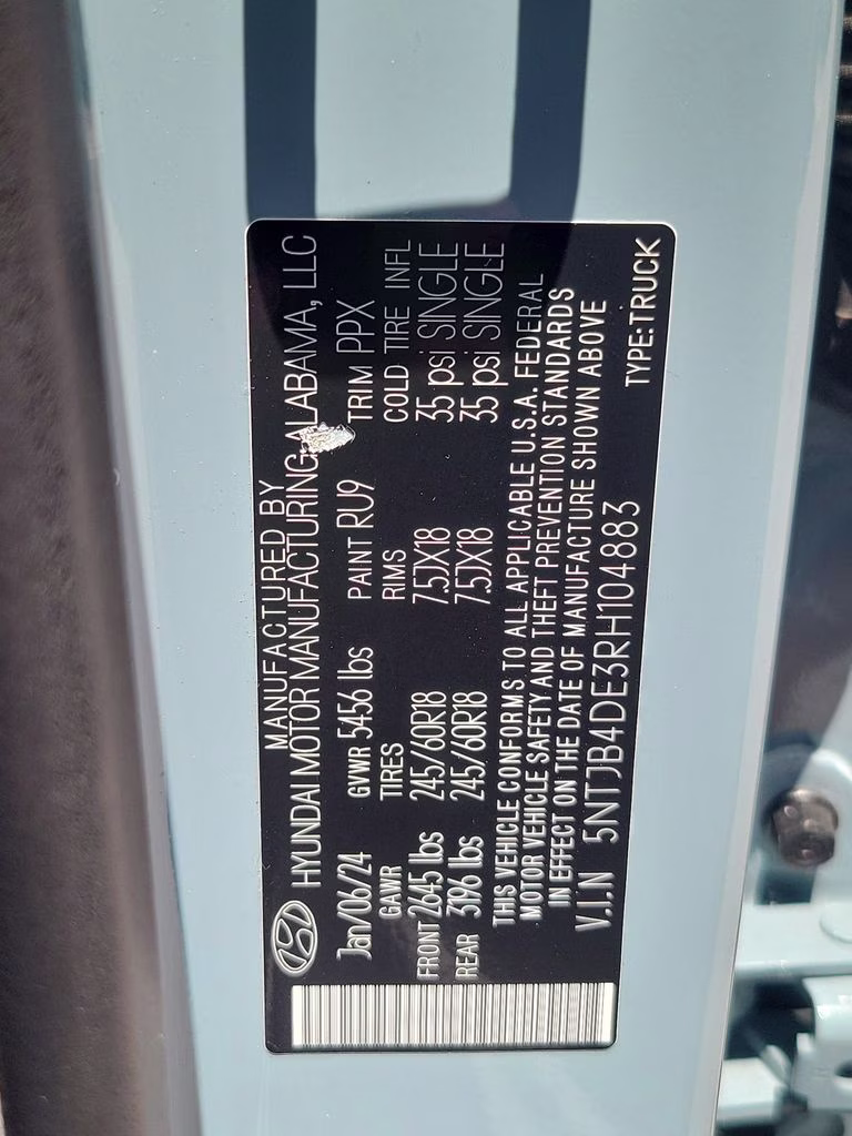 2024 Blue / Stone Hyundai Santa Cruz SEL FWD Truck