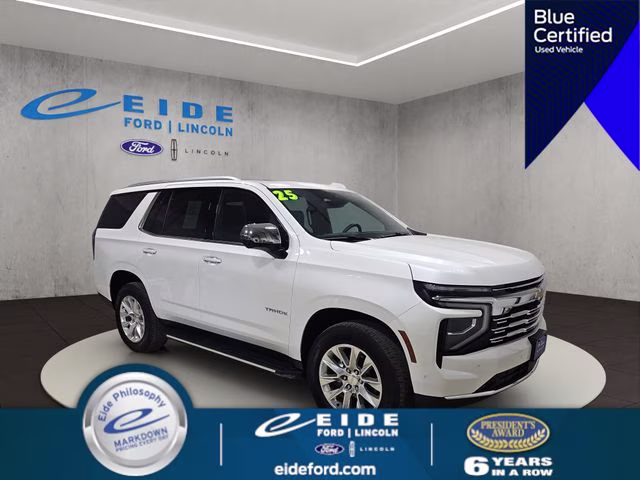 2025 Iridescent Pearl Tricoat Chevrolet Tahoe Premier 4X4 SUV
