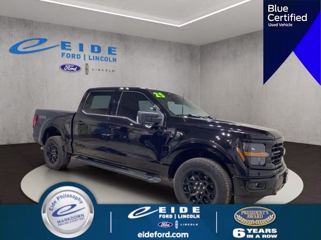 2025 Agate Black Metallic Ford F-150 XLT 4X4 Truck