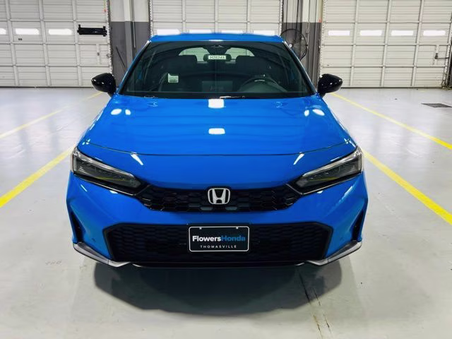 2026 Boost Blue Pearl Honda Civic Sport FWD Hatchback