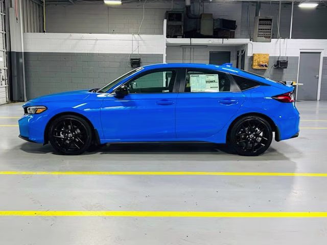 2026 Boost Blue Pearl Honda Civic Sport FWD Hatchback