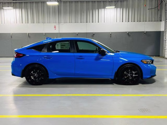 2026 Boost Blue Pearl Honda Civic Sport FWD Hatchback