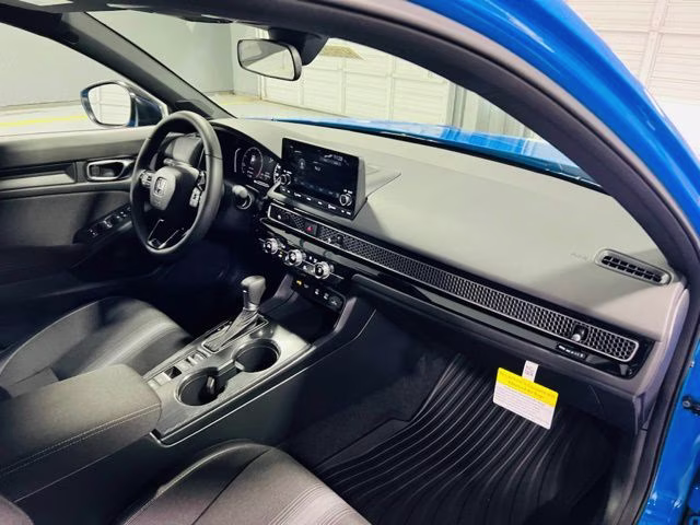 2026 Boost Blue Pearl Honda Civic Sport FWD Hatchback