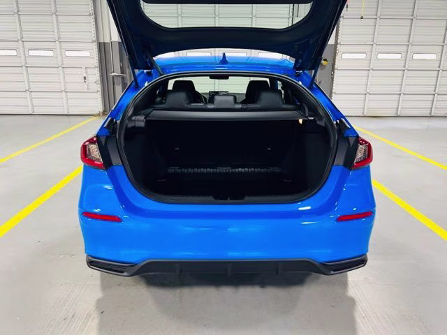 2026 Boost Blue Pearl Honda Civic Sport FWD Hatchback