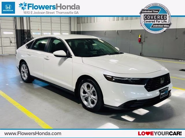 2026 Platinum White Pearl Honda Accord LX Sedan