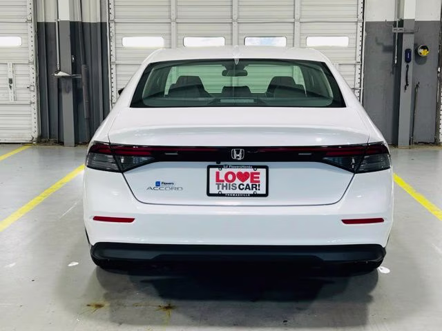 2026 Platinum White Pearl Honda Accord LX FWD Sedan